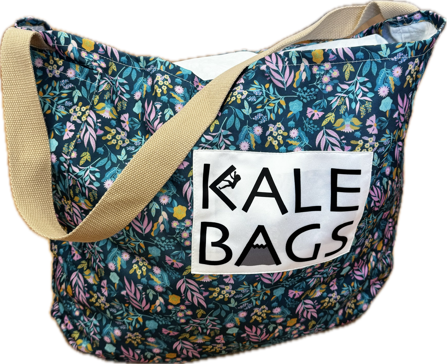 Kale Bag - Purple Flower