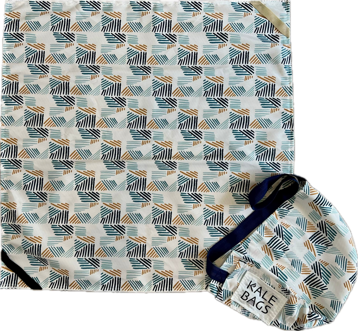 Kale Bag - Blue Stripe