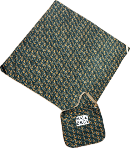 Kale Bag - Orange Flowers