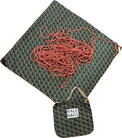 Kale Bag - Orange Flowers