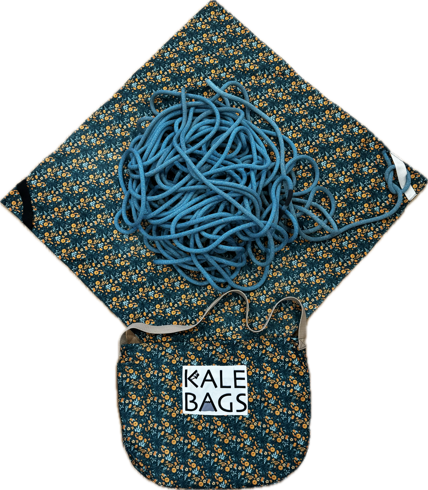 Kale Bag - Orange Flowers