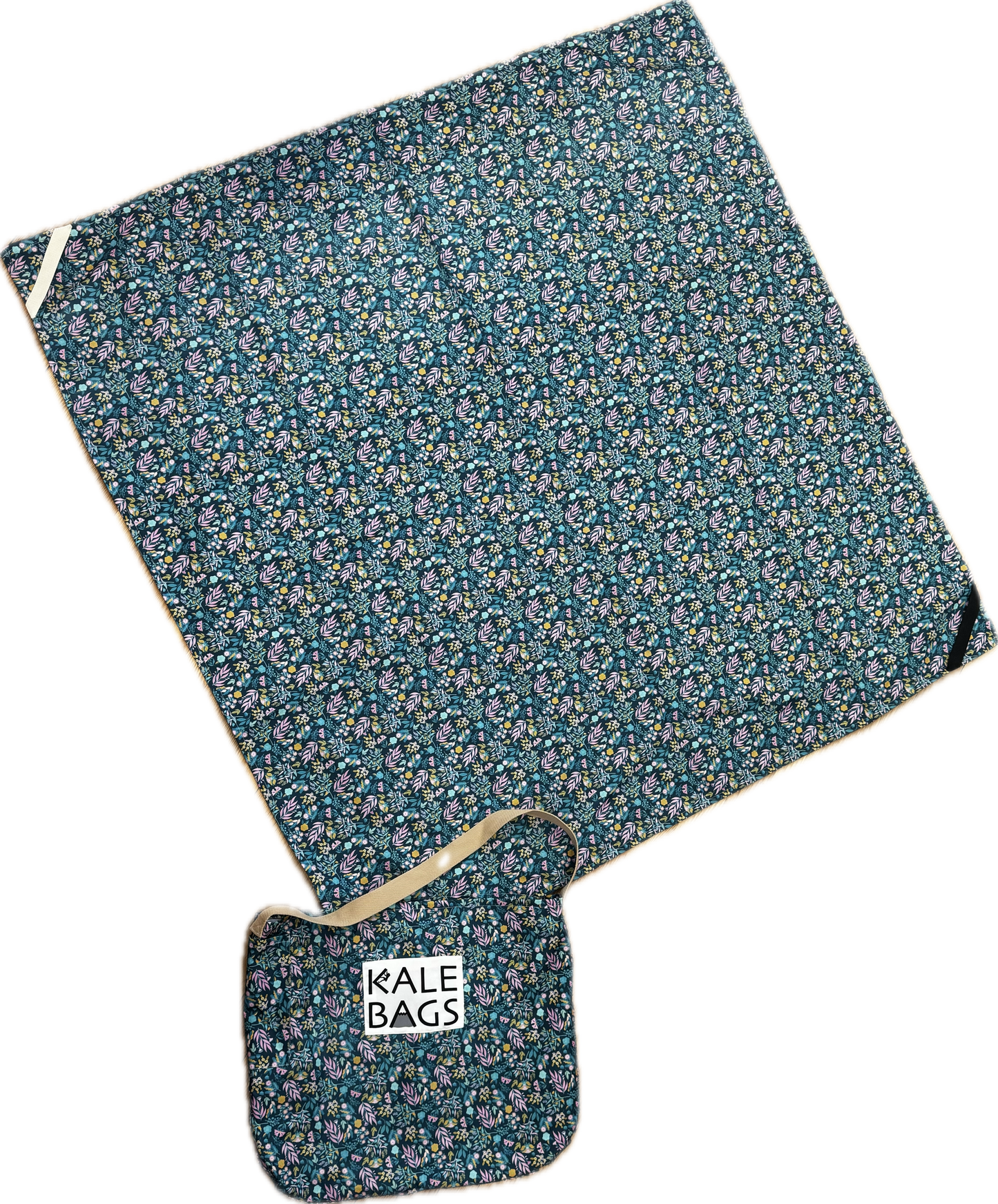 Kale Bag - Purple Flower