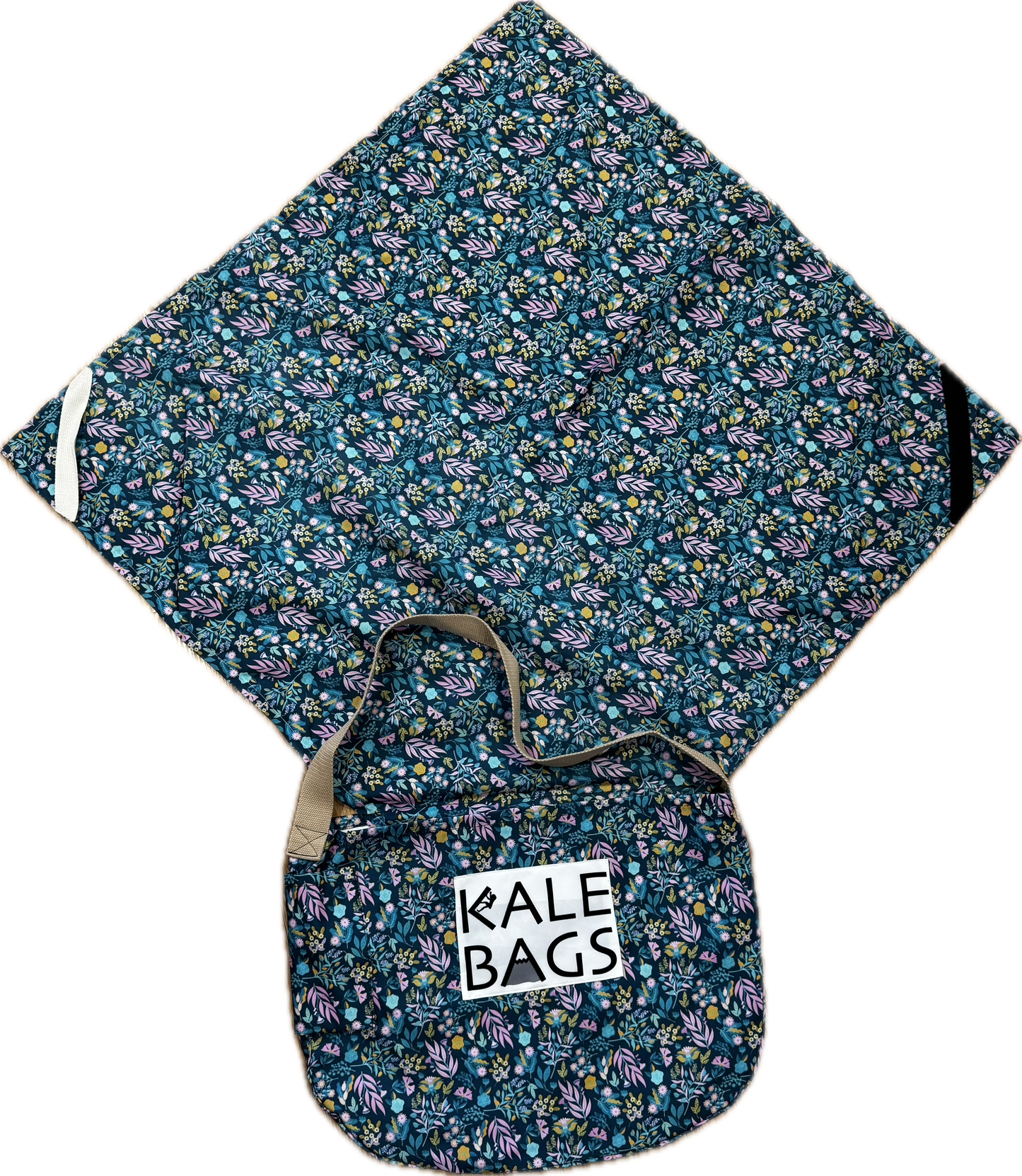 Kale Bag - Purple Flower