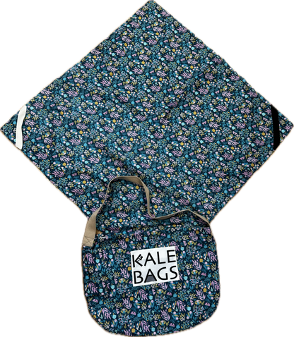 Kale Bag - Purple Flower