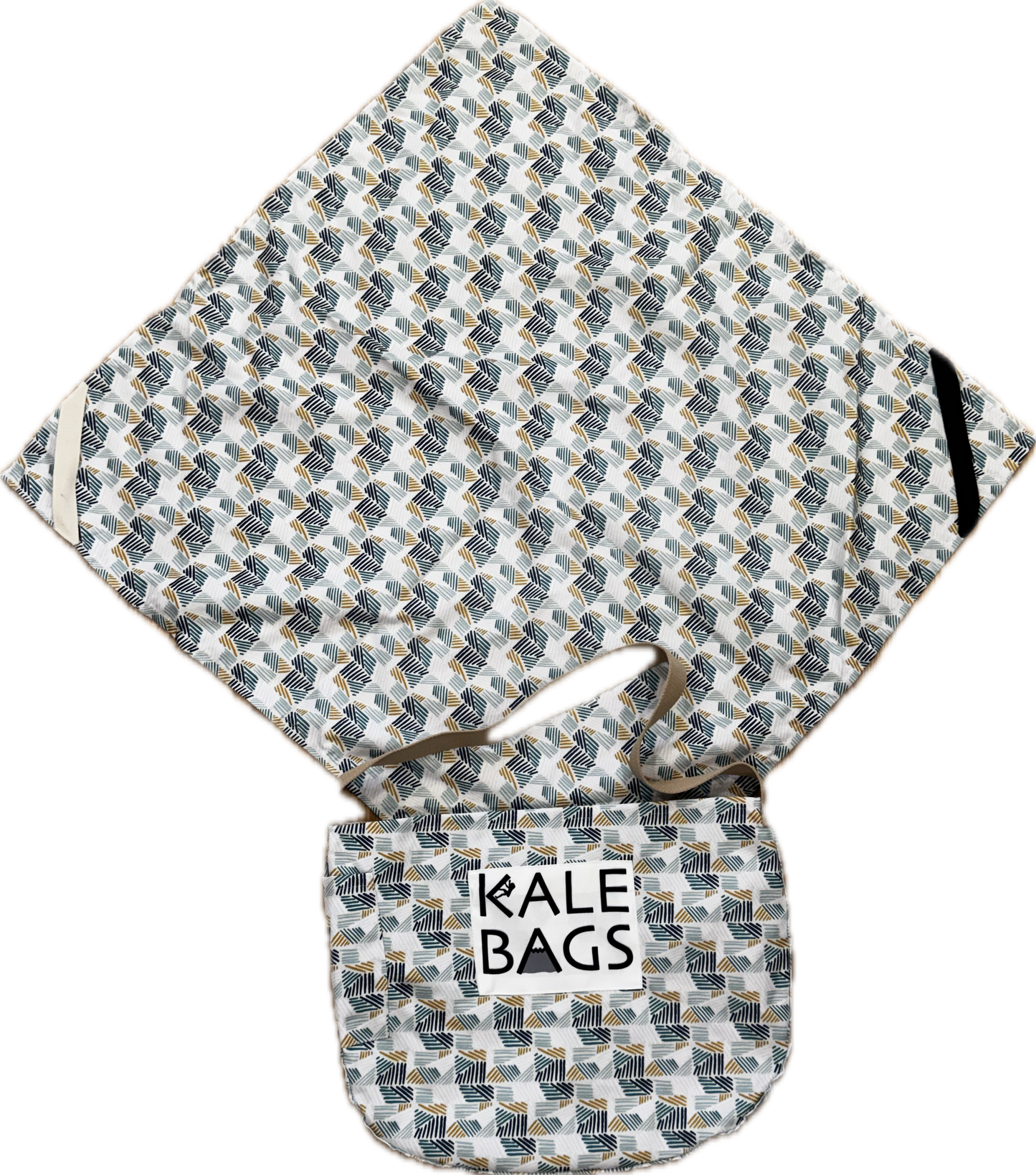 Kale Bag - Blue Stripe
