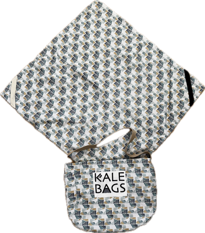 Kale Bag - Blue Stripe